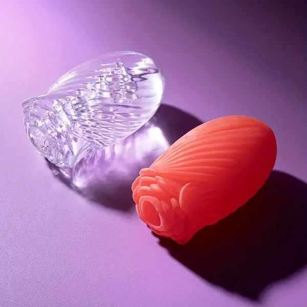 Handheld Carnation Design Rose Portable Manual Male Masturbator