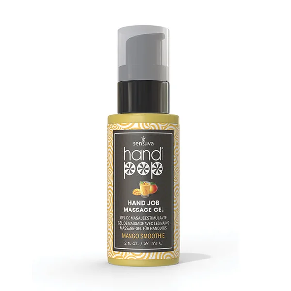 Handipop Hand Job Massage Gel - 2 oz Bottle Mango Smoothie