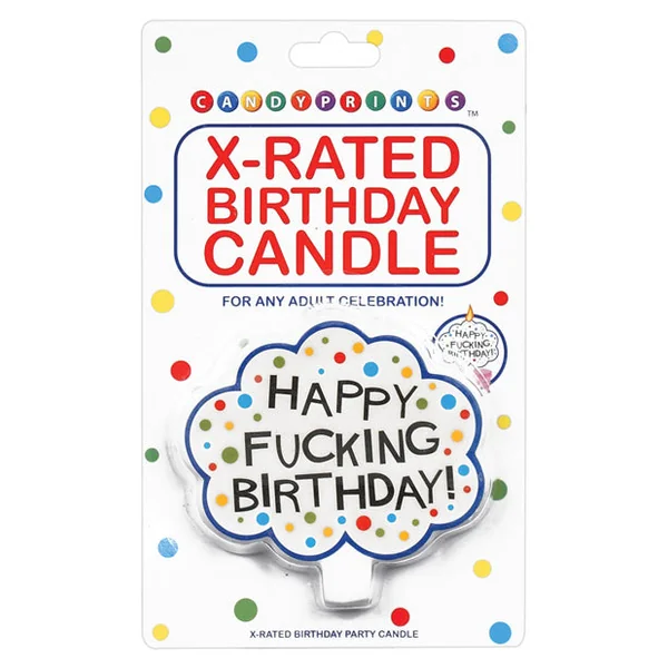 Happy Fucking Birthday Candle