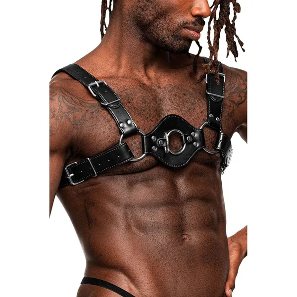 Harness - Male Power - LIBRA PU Leather Chest Harness - 595-266