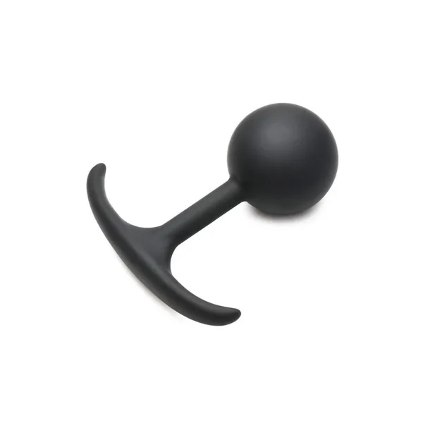 Heavy Hitters Comfort Plugs Premium Silicone Weighted Round 4.4in – Black