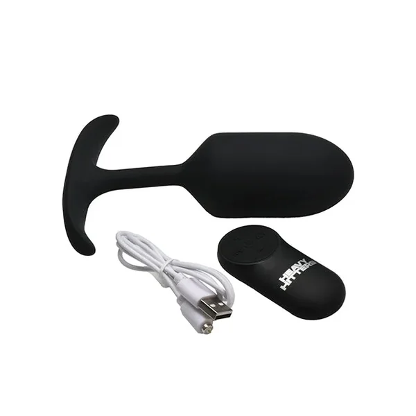 Heavy Hitters – Vibrating Weighted Silicone Anal Plug – Large