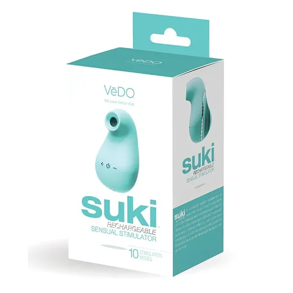 Hella Raw Vedo Suki Rechargeable Sonic Vibe Tease Me Turquoise