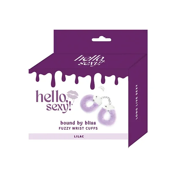 Hello Sexy! Bound By Bliss Fuzzy Wrist Cuffs – Lilac