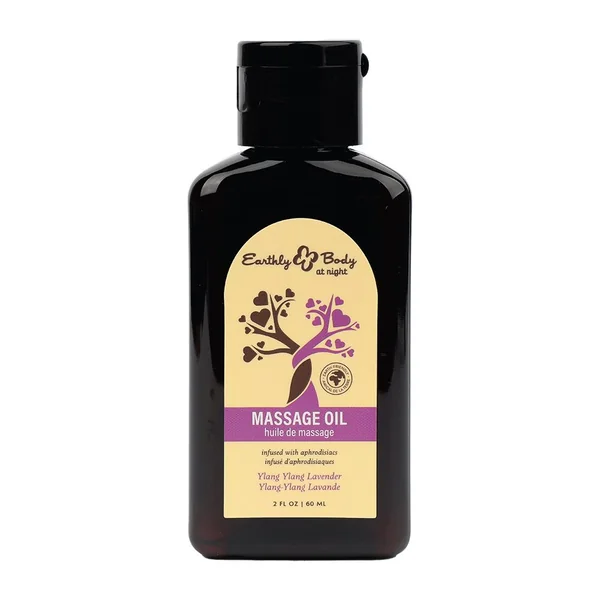 HEMP SEED BY NIGHT MASSAGE OIL APHRODISIAC COLLECTION YLANG YLANG LAVENDER 2OZ