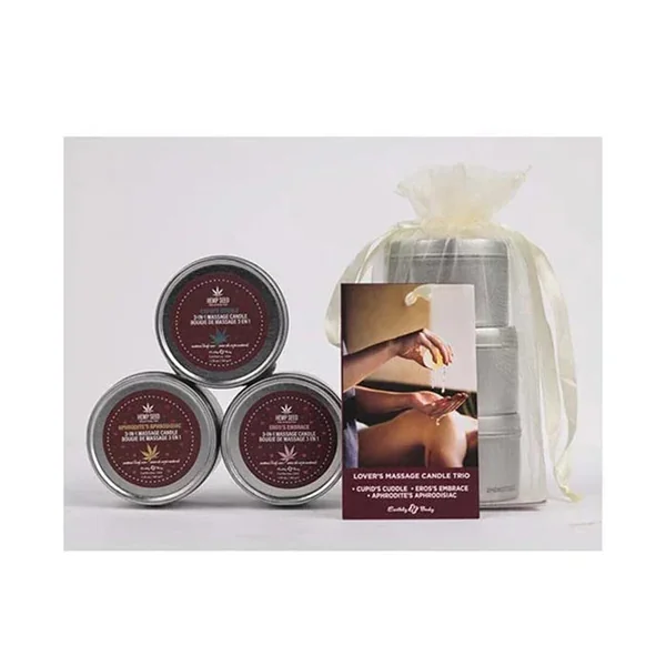 Hemp Seed Candle Trio Gift Set