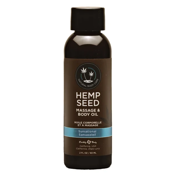 Hemp Seed Massage and Body Oil Sunsational