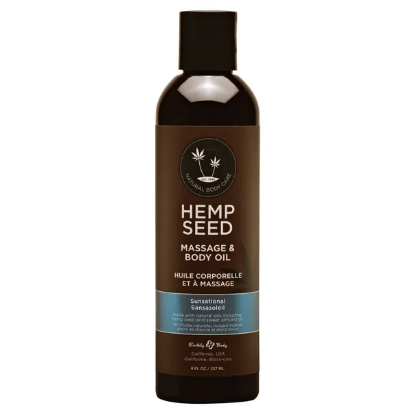 Hemp Seed Massage & Body Oil Sunsational Sansasoleil – (mas046)