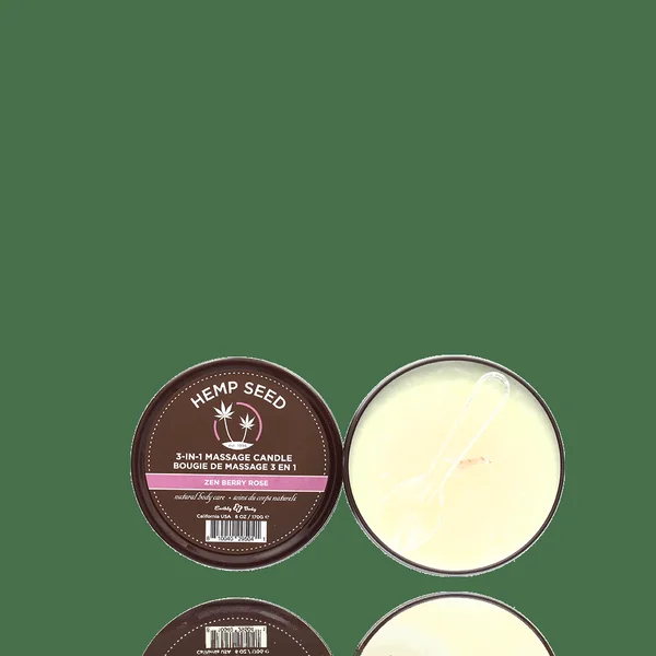 Hemp Seed Massage Candle