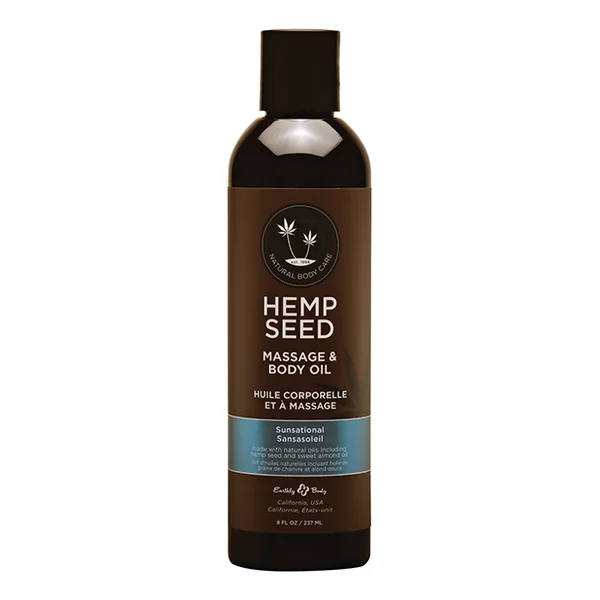 HEMP SEED MASSAGE OIL SUNSATIONAL 8 OZ