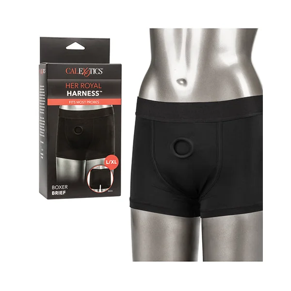 Her Royal Harness Boxer Brief - Black
