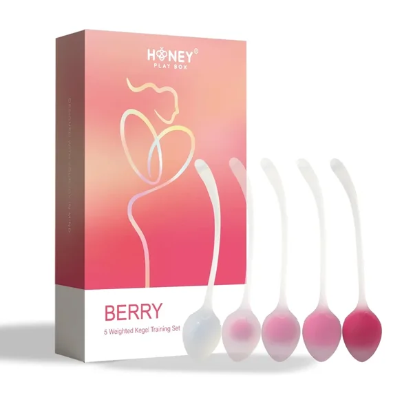 Honey “Berry” 5 Weighted Kegel Training Set
