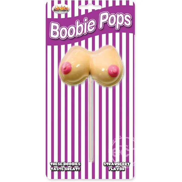 Hott Products Boobie Pops Strawberry