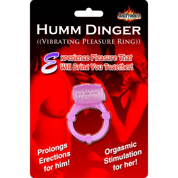 HUMM DINGER PENIS RING CLIT STIM MAGENTA