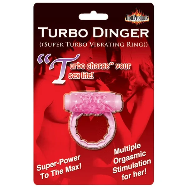 Humm Dinger Turbo Vibrating Cockring – Magenta