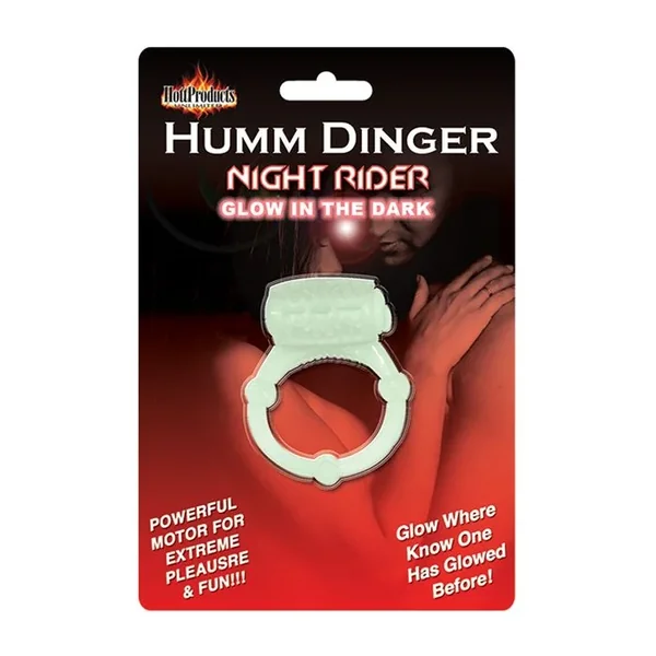 Humm Dinger Vibrating Cockring – Glow in the Dark