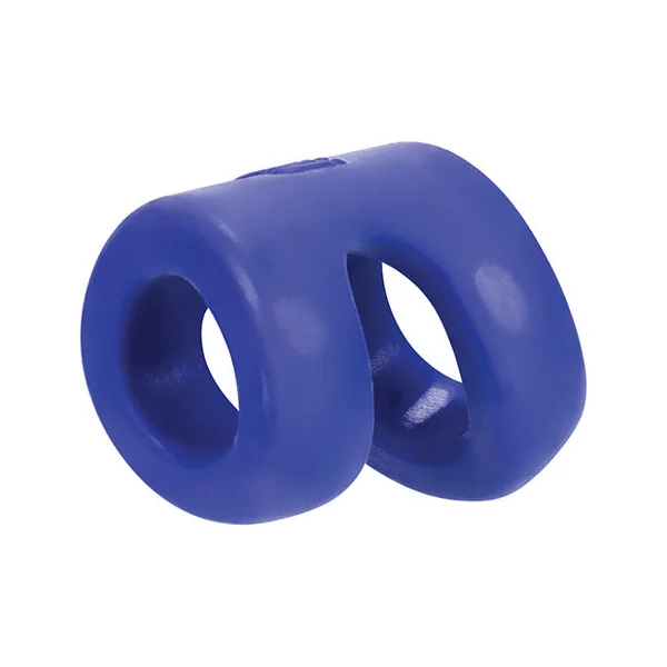 Hunky Junk Connect Cock Ring W-balltugger - Cobalt