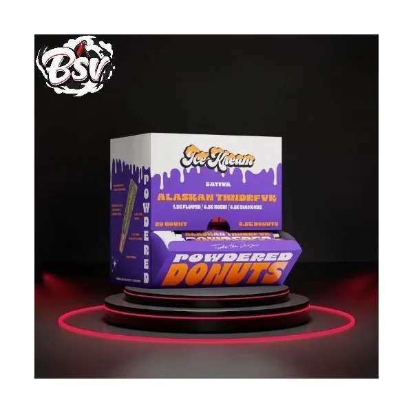 Ice Kream 20ct 2.25G Pre Rolls Alaskan Thunderfvk Sativa