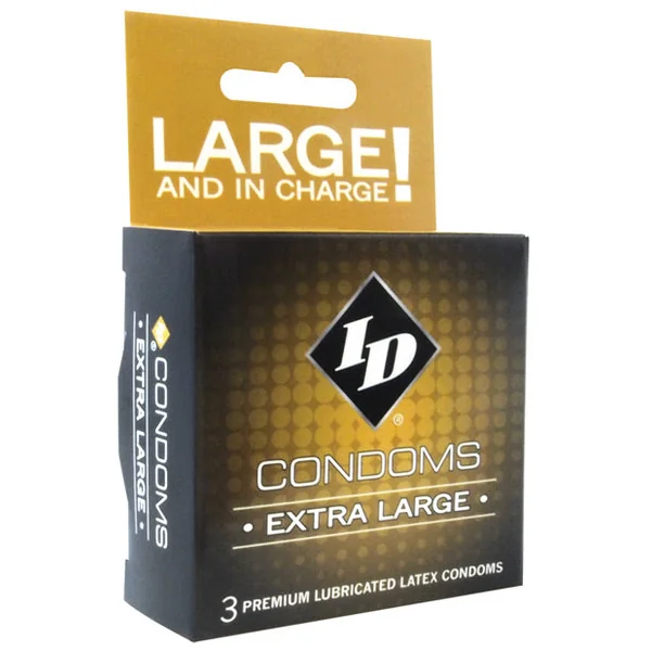Id Extra Large Condoms - Box Of 3