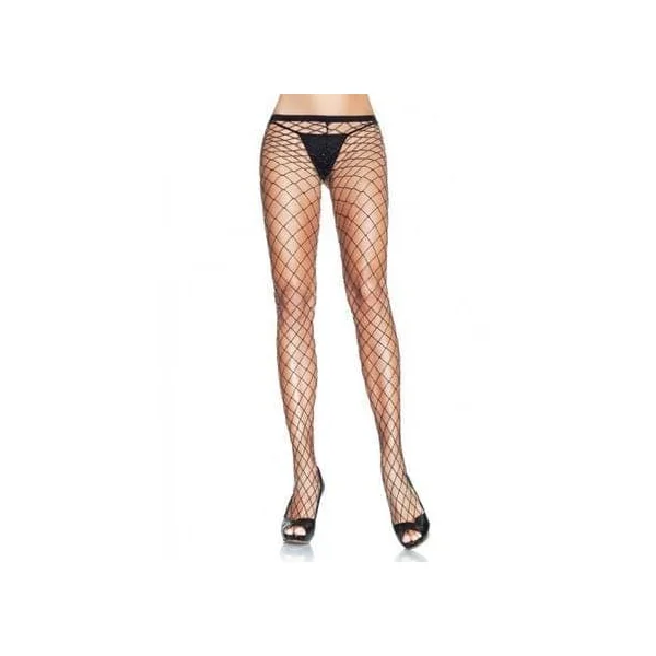 Industrial Pantyhose - One Size - Black-silver