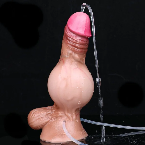 Inflatable Fake Cum Realistic Dildo – Life Size Squirting Orgasm Fullness Masturbation