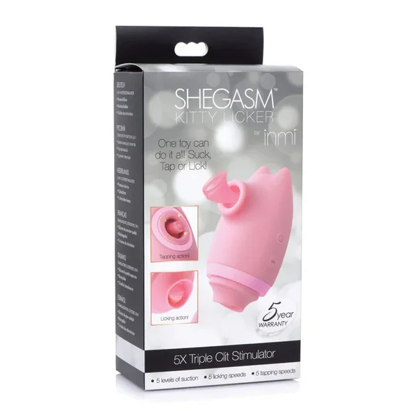 Inmi Shegasm Kitty Licker Clit Stimulator – Pink