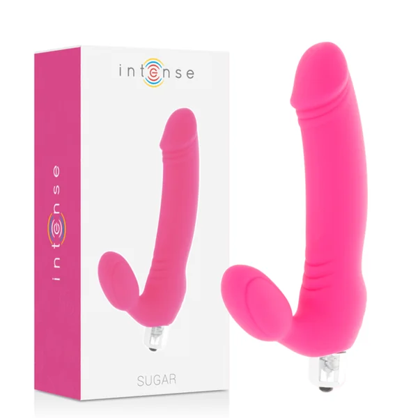 Intense sugar seven speeds silicone pink dildo flexible stimulating clitoris sex toy