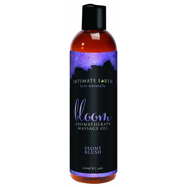 INTIMATE EARTH BLOOM MASSAGE OIL 4OZ
