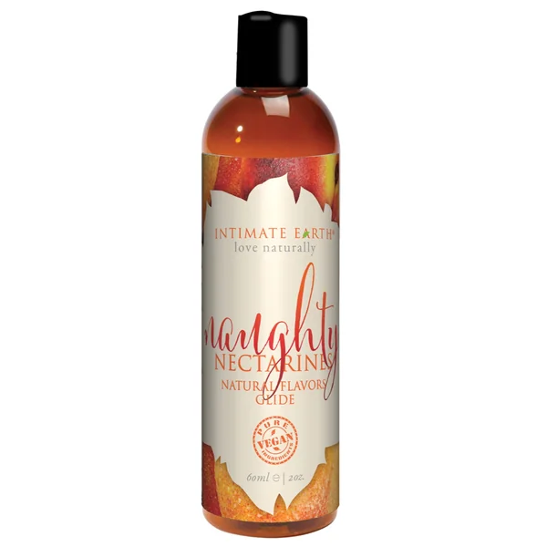 Intimate Earth Natural Flavors Glide - 60 Ml Naughty Nectarines