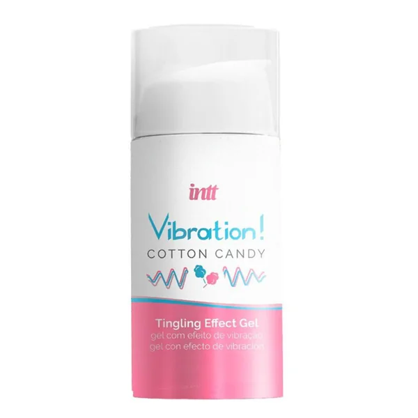 Intt Vibration! Tingling Effect Warming Flavoured Gel - Cotton Candy