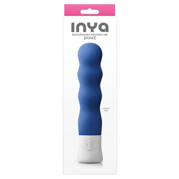 INYA Shake Rechargeable Weighted Vibe - Blue