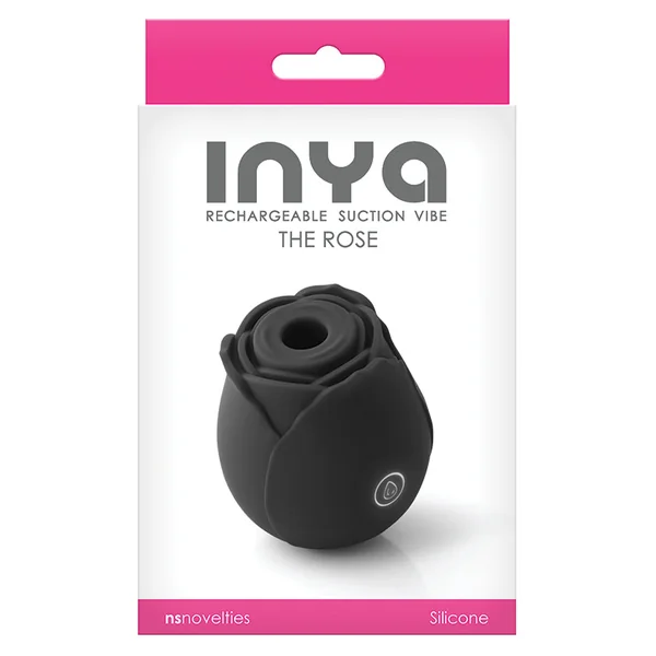 INYA The Rose Rechargeable Suction Vibe - Black