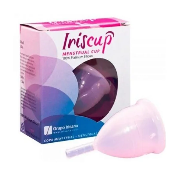 IRISCUP - LARGE PINK MONTH CUP + FREE STERILIZER BAG