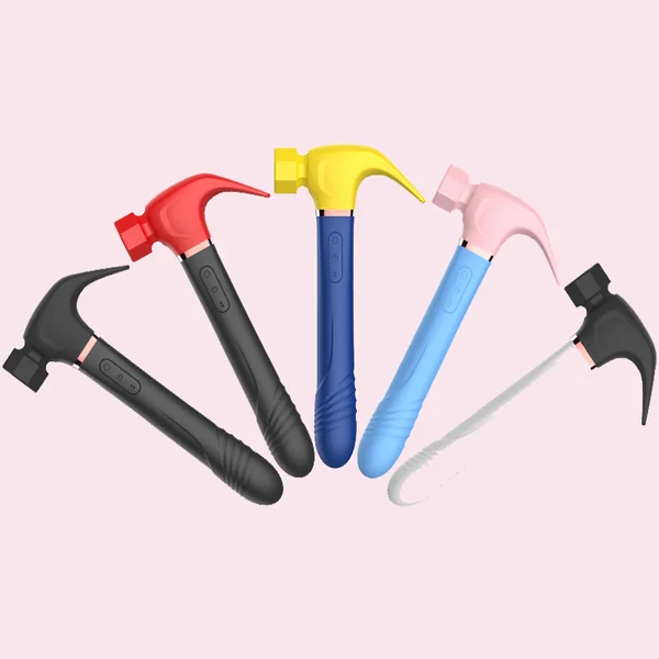 Jack Pink Colorful The Love Hammer Hamme Vibrator Adult Sex Toy Dildo
