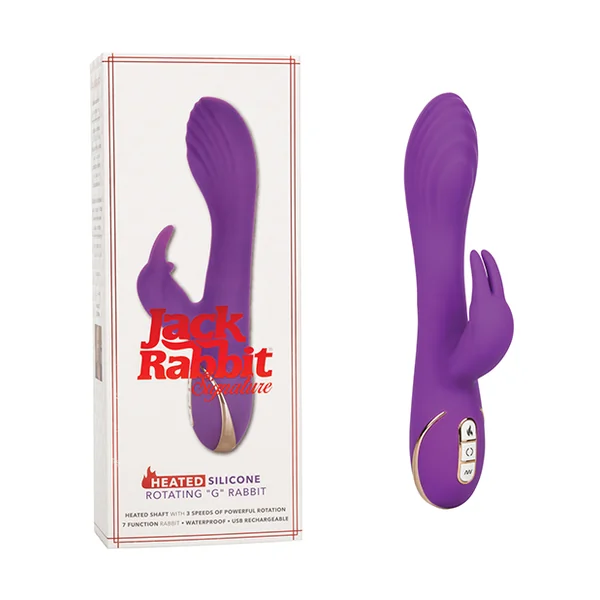 JACK RABBIT SIGNATURE HEATED SILICONE ROTATING G RABBIT