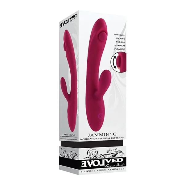 Jammin’ G Stroking G-Spot Vibe – Burgundy