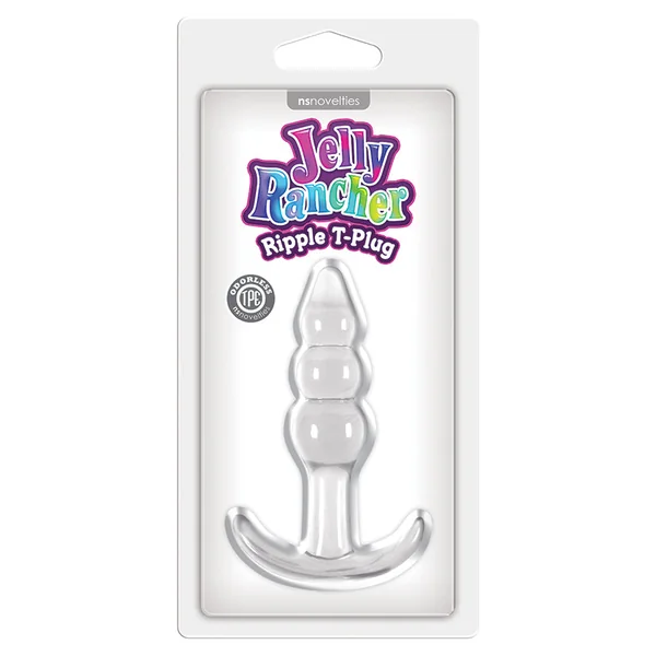 Jelly Rancher Ripple T-Plug - Clear