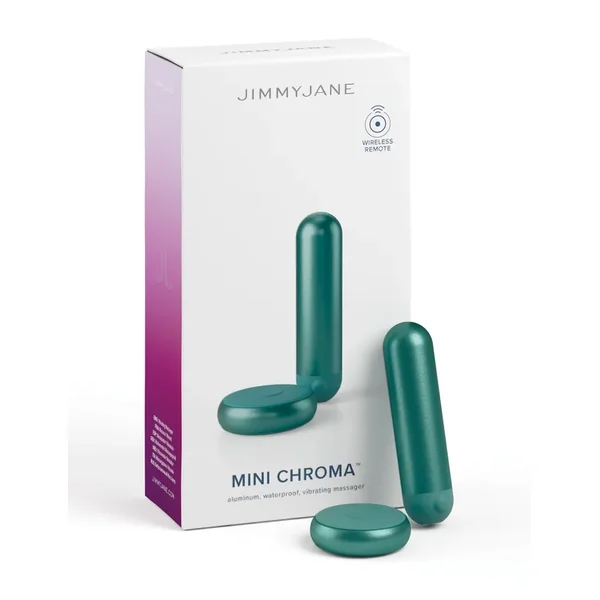 JimmyJane Mini Chroma Metal Rechargeable Bullet with Remote