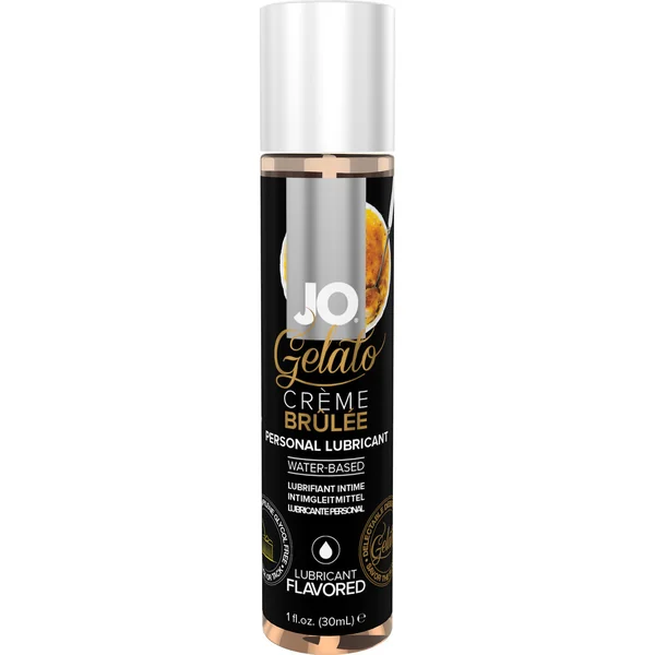 JO Gelato Creme Brulee Water Based Personal Lubricant 1 fl oz