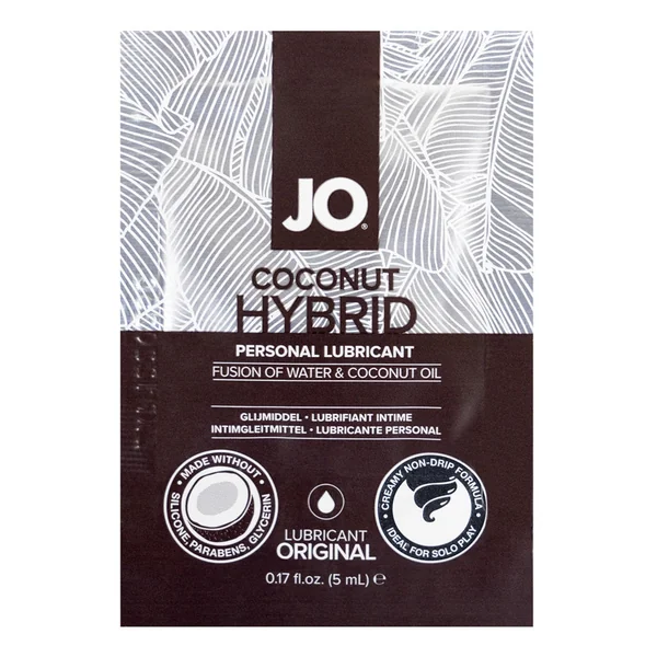 JO Original Coconut Hybrid Silicone-Free Lubricant 5ml Sachet