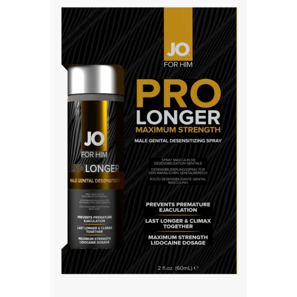 JO PROLONGER SPRAY W/LIDOCAINE MALE GENITAL DESENSITIZER 60ML