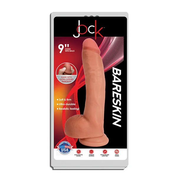 Jock 9 Inch Bareskin Dong With Balls