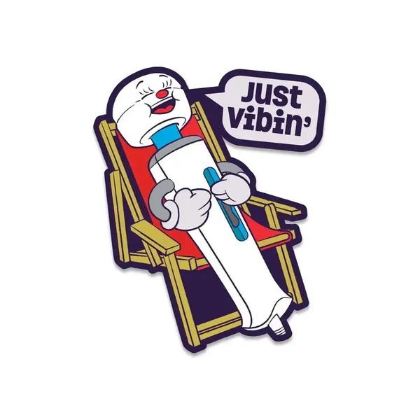 Just Vibin’ Enamel Pin