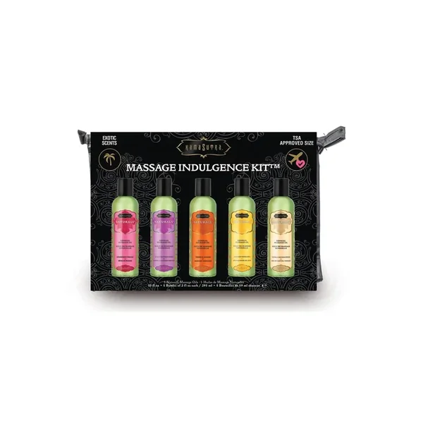 Kama Sutra Massage Indulgence Kit 2oz (5 Bottles)
