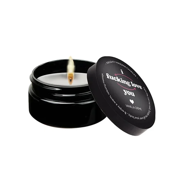 Kama Sutra Mini Massage Candle – 2 Oz I Fcking Love You