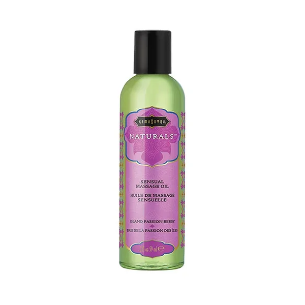 Kama Sutra Naturals Massage Oil – 2 Oz Island Passion Berry