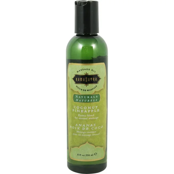 Kama Sutra Naturals Massage Oil Coconut Pineapple 8oz