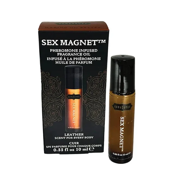 Kama Sutra Sex Magnet Pheromone Roll On Oil – Leather