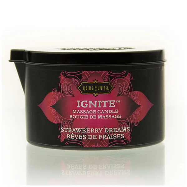 KAMASUTRA - STRAWBERRY DREAMS MASSAGE CANDLE 170 GR