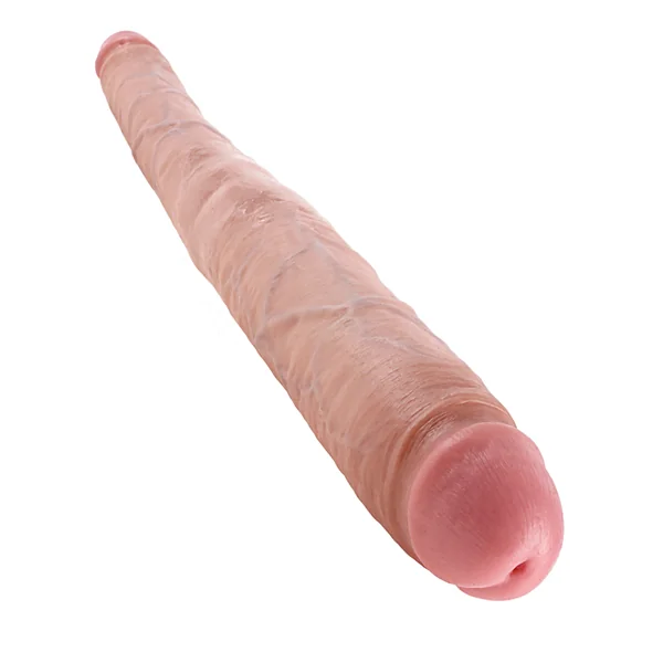 KING COCK 16 IN TAPERED DOUBLE DILDO FLESH